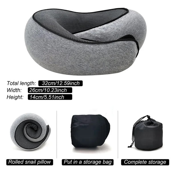 Memory Foam Travel Pillow