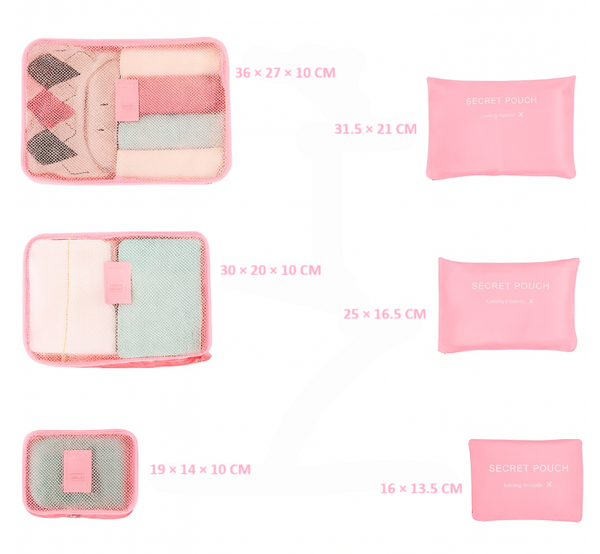 Travel Bags (6 Pcs Set)