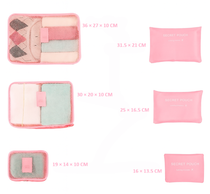 Travel Bags (6 Pcs Set)